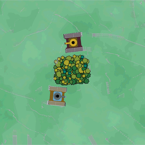 Rudimentary evasion tactics were employed by the tanks