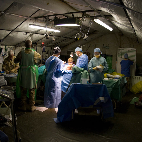 An operation in Bastions field hospital
