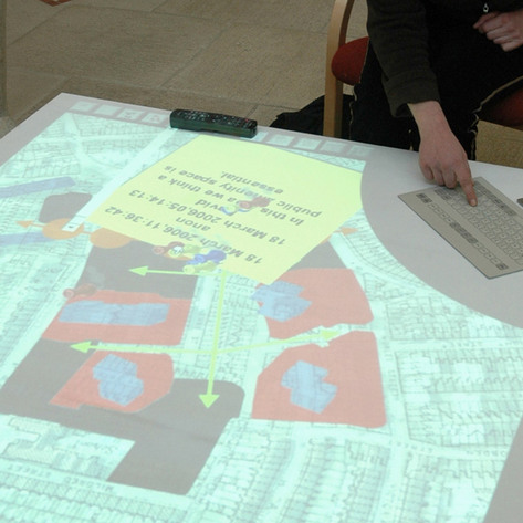 Early prototype for interactive planning tool